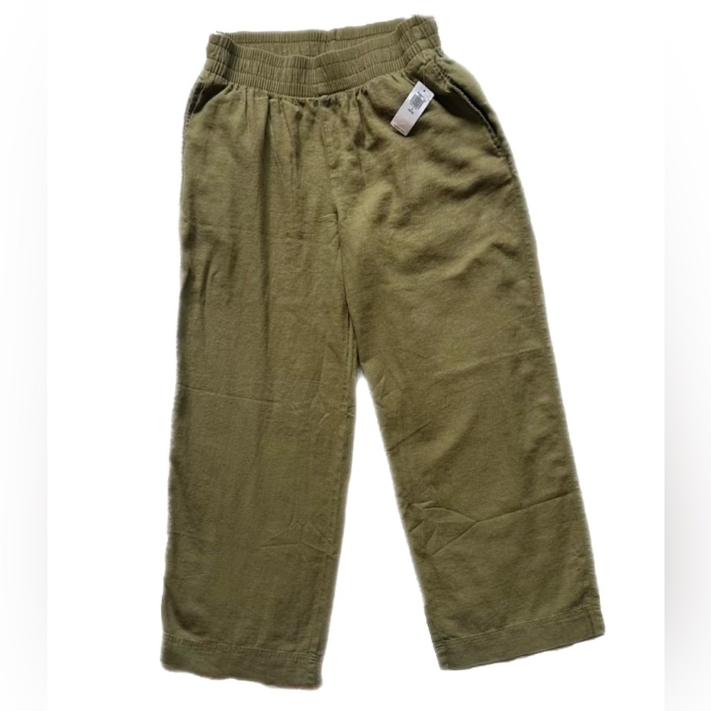 Old Navy Wide Leg Linen Blend Pants